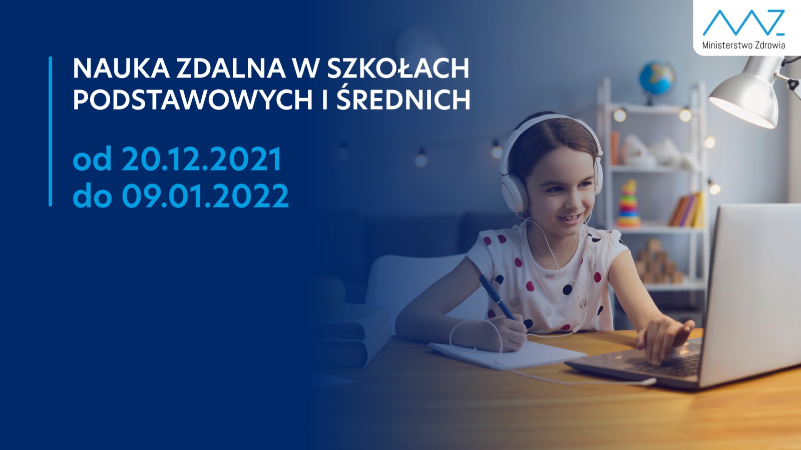 Nauka zdalna od 20 grudnia 2021 r. do 9 stycznia 2022 r